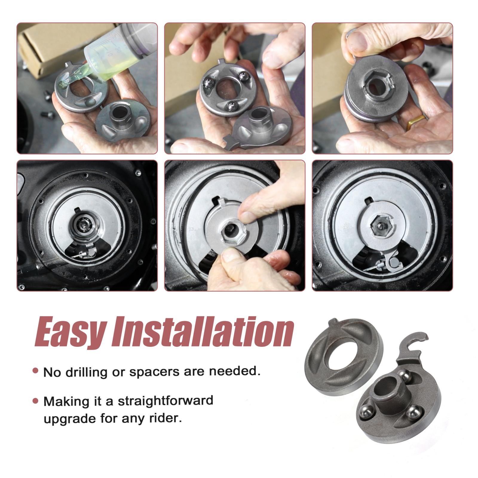 Easy Lever Pull Power Clutch Kit for Harley 1994-2020 Sportster XL Buell Models