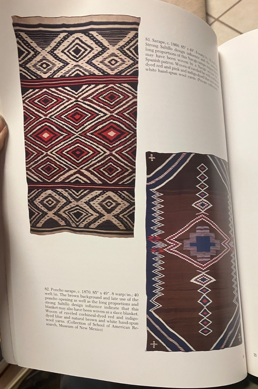 Neat book! The Navajo Weaving Tradition-1650 to present by Kaufman & Selser