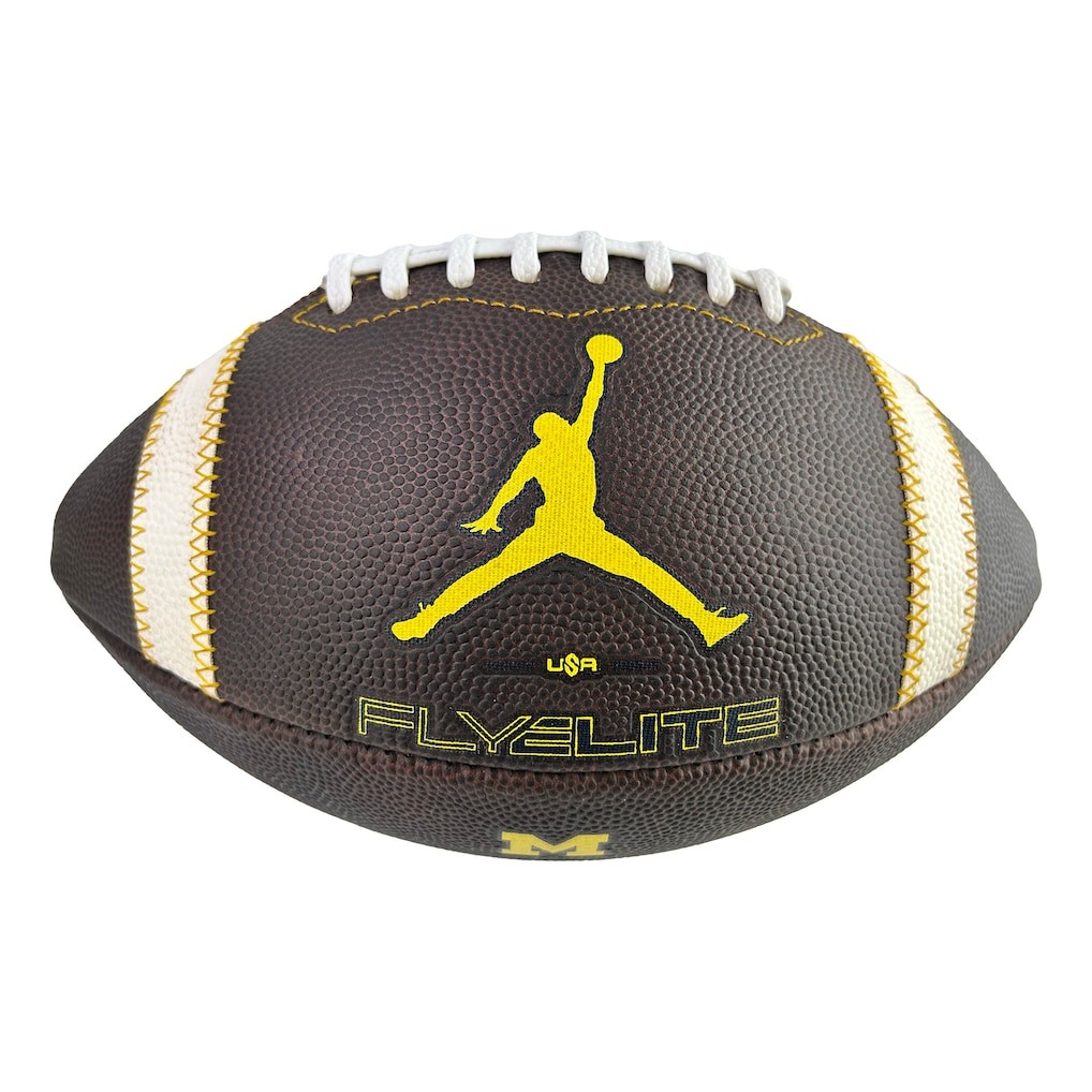 Michigan Wolverines Jordan Brand Fly Elite Game Football Authentic 100%