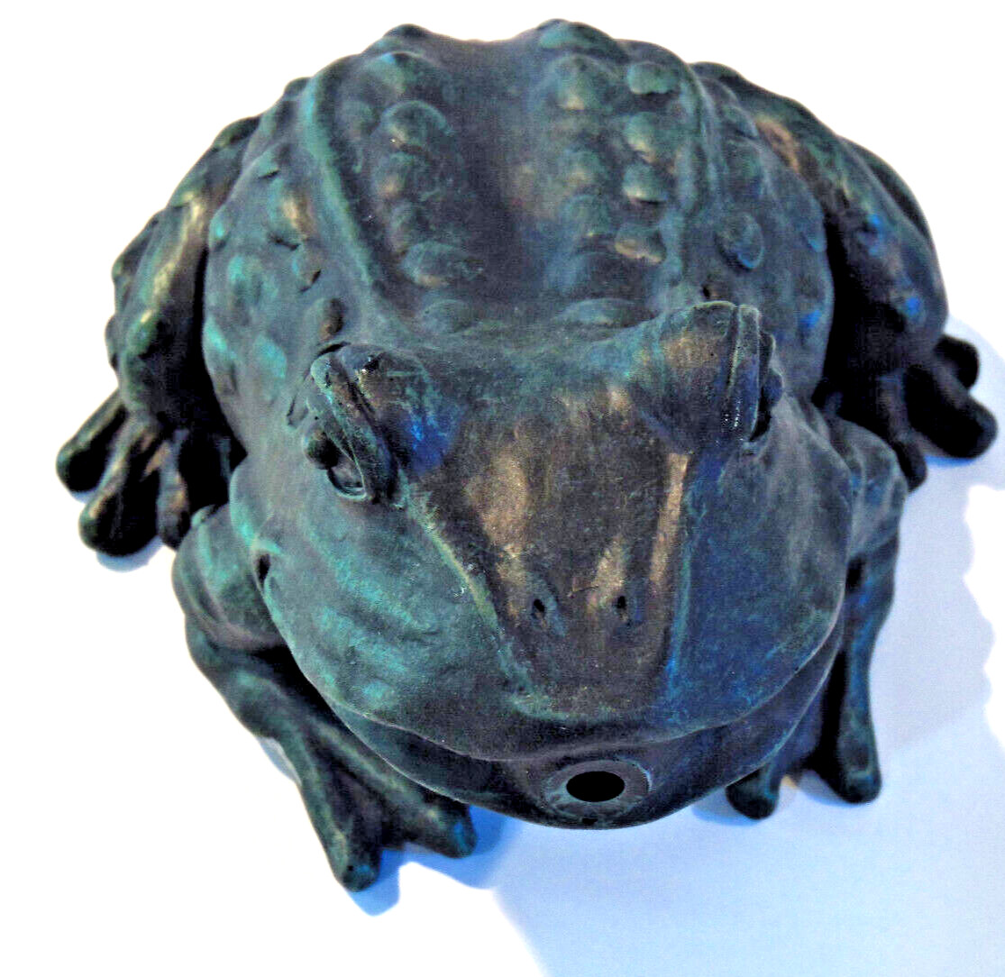 Pond Frog Spitter Tetra Aerator Water Fountain Feature 6" Decoration