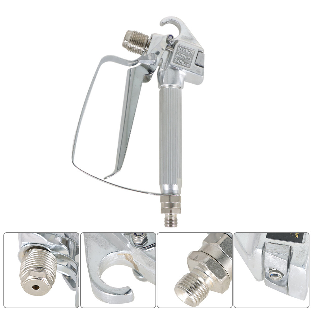 3600PSI Airless Paint Spray Gun 517 Spray Tip + Nozzle Guard for Sprayers