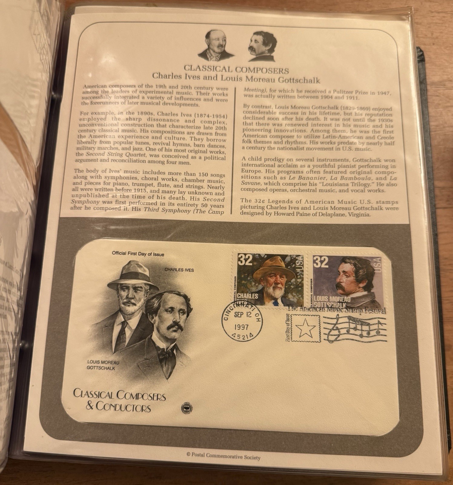 Postal Commemorative Society Binder w/ U.S. First Day Covers 1996-1998 96 Covers