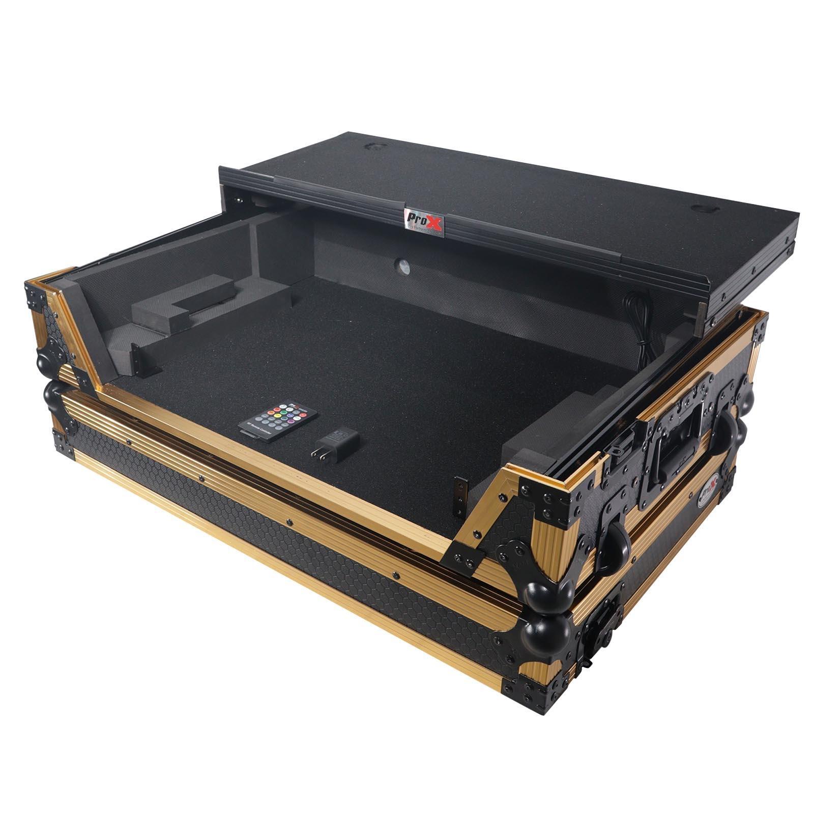 ProX XS-RANEONE LT Limited Edition Gold Flight Case for RANE ONE DJ Controller
