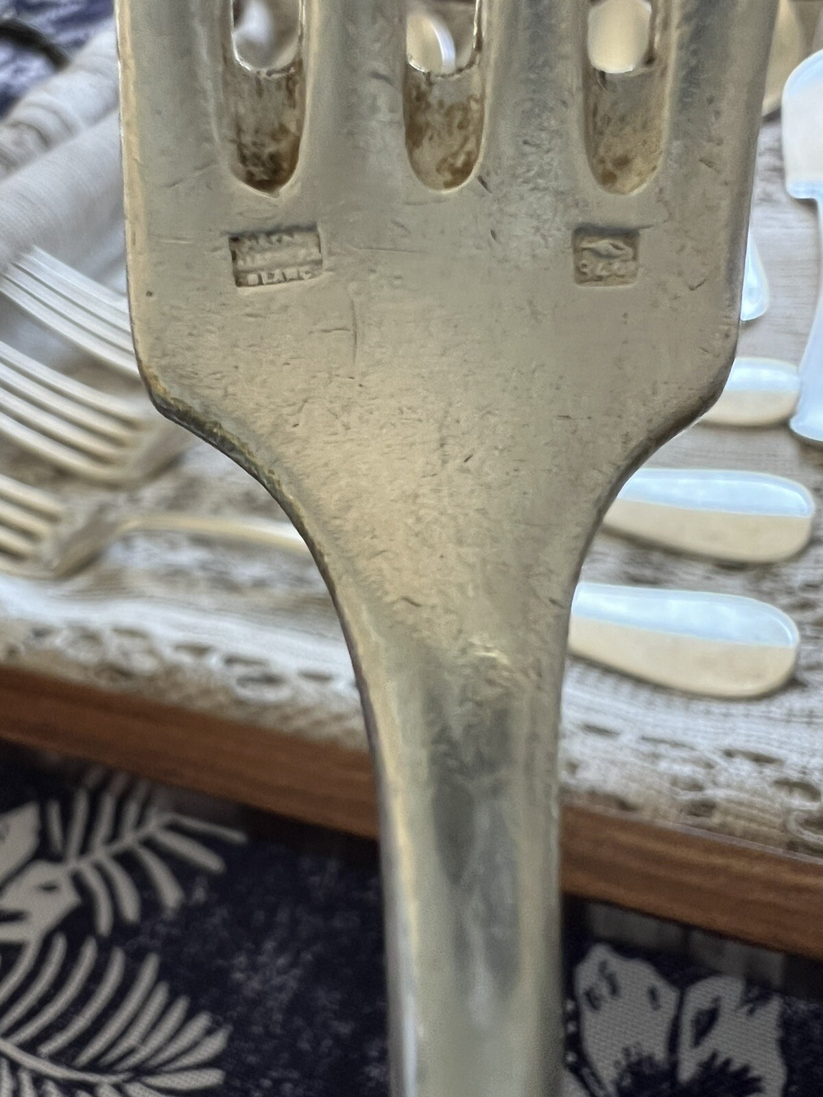 Antique Felix Freres 90/100/60 Silverplate Flatware Set of 22 Pc Toulouse France