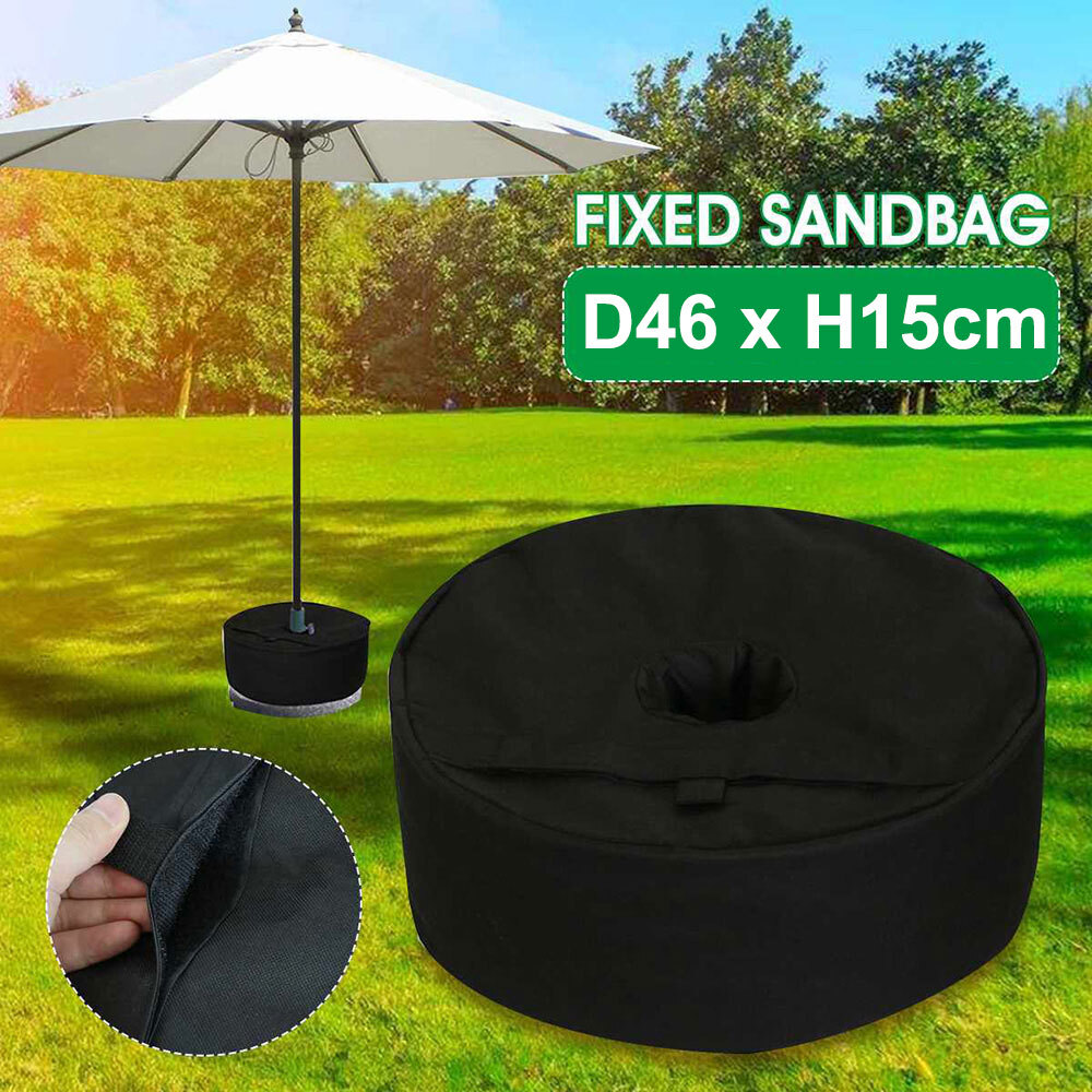 18" Round Weight Sand Bag for Outdoor Umbrella Garden Base Holder bag USAA NEW##