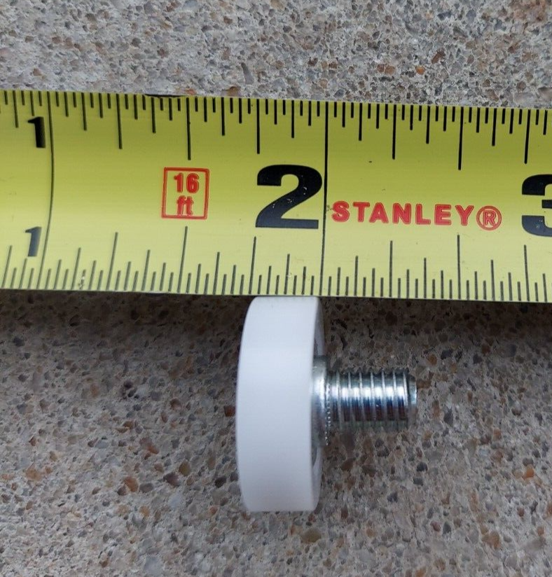 19mm 3/4" Nylon POM Cash Drawer Tray Roller Wheel Fits HS DR-19 & RM DR-190D