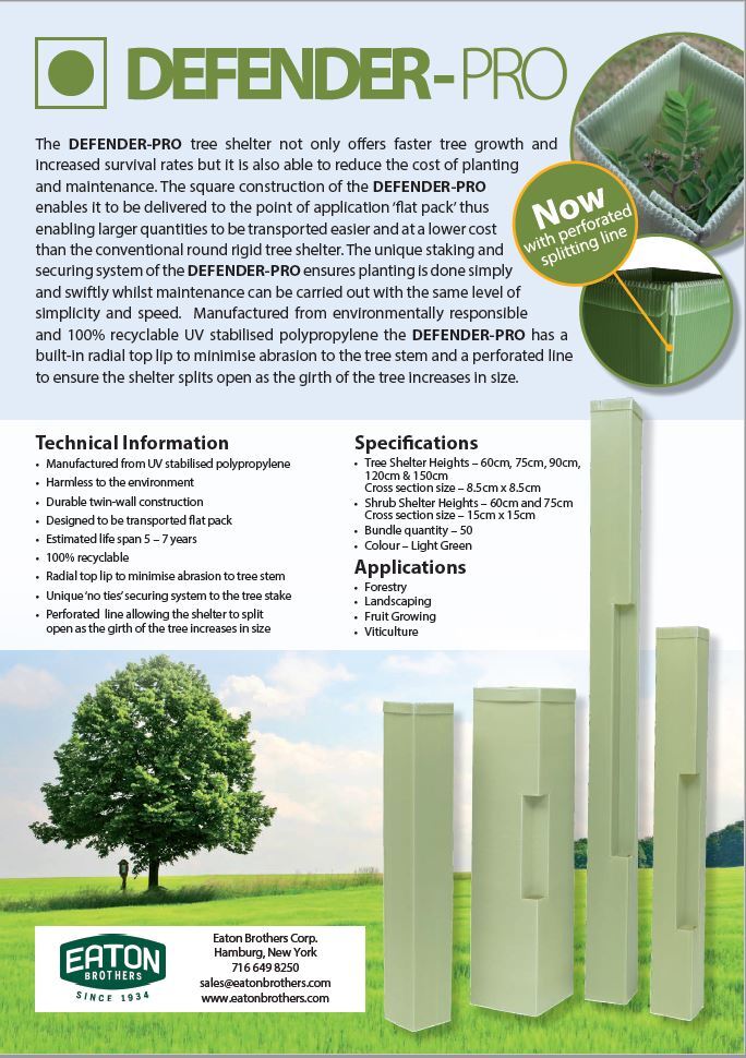 Tree Defender Pro - Tree Shelter for Young Trees and Saplings - 24"-60"