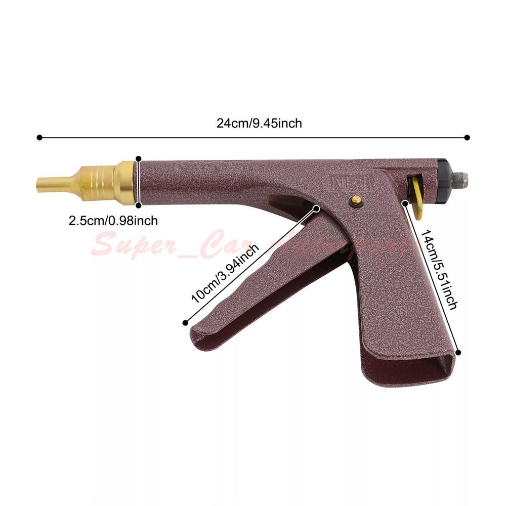 Tire Plugger Tubeless Tire Wheel Repair Gun Kit Mushroom Plug Probe Nozzle USA