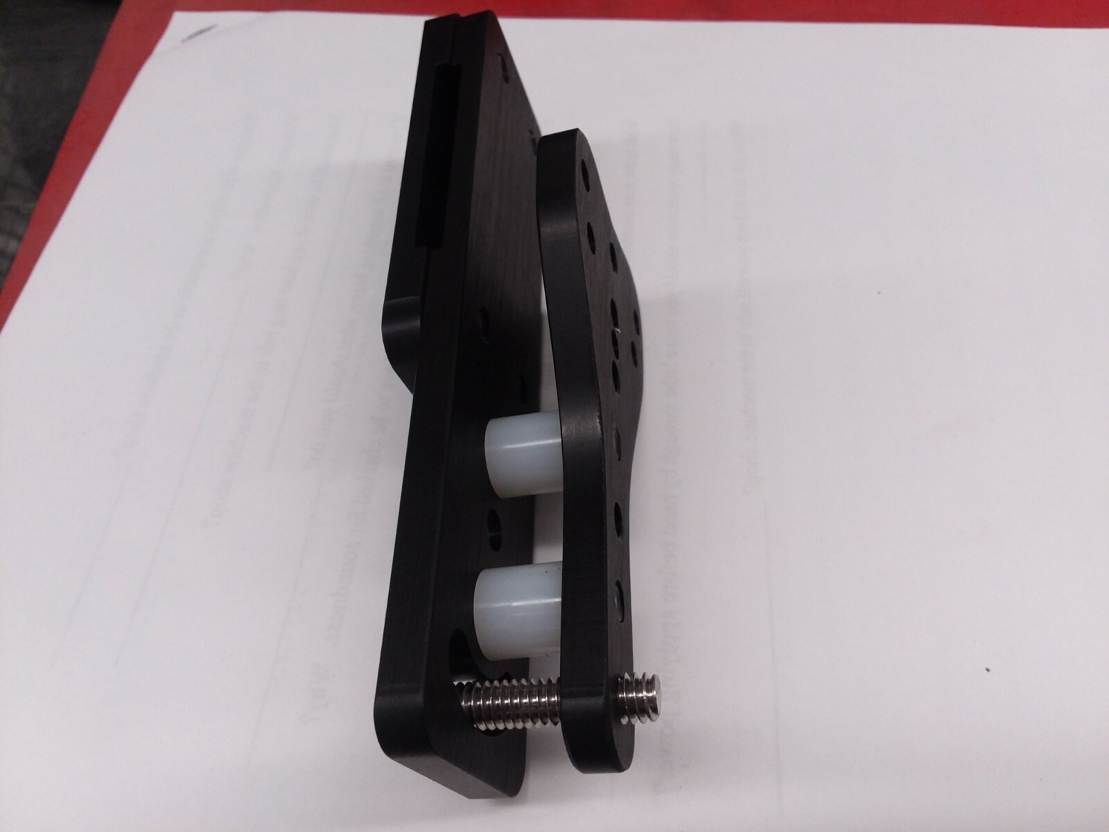 Rotation Offset Ball Mount by Lee Holster Hangers-Raw, Black and Blue Anodized