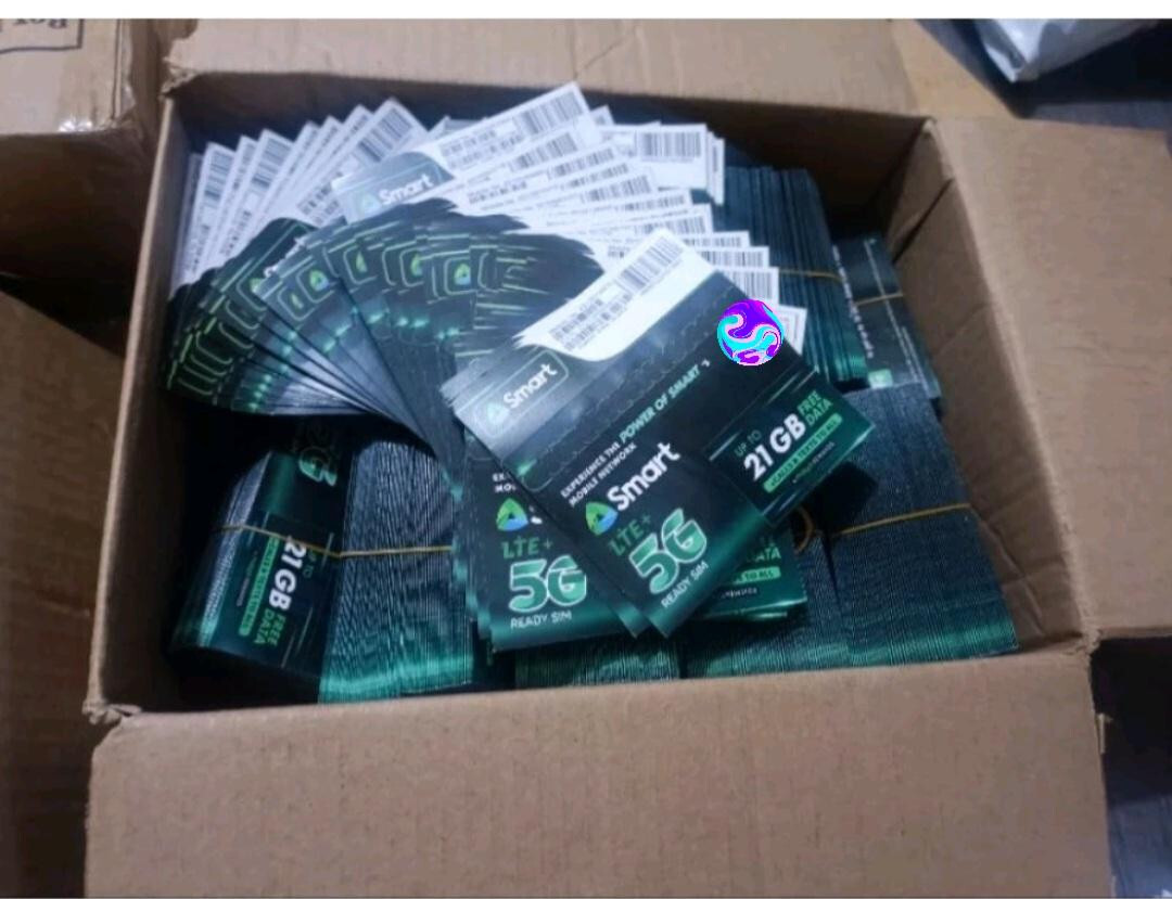 Smart Prepaid Sim Card Philippines Triple Cut 5G Ready Sim Get Up To 21 GB Data