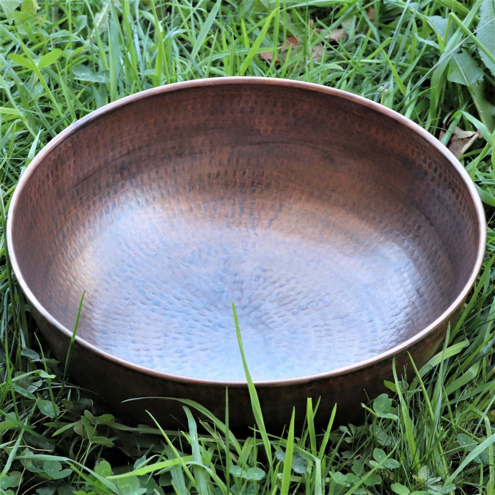 Handmade Copper Pedicure Bowl – Copper Foot Bath Bowl – Handhammered Spa Basin
