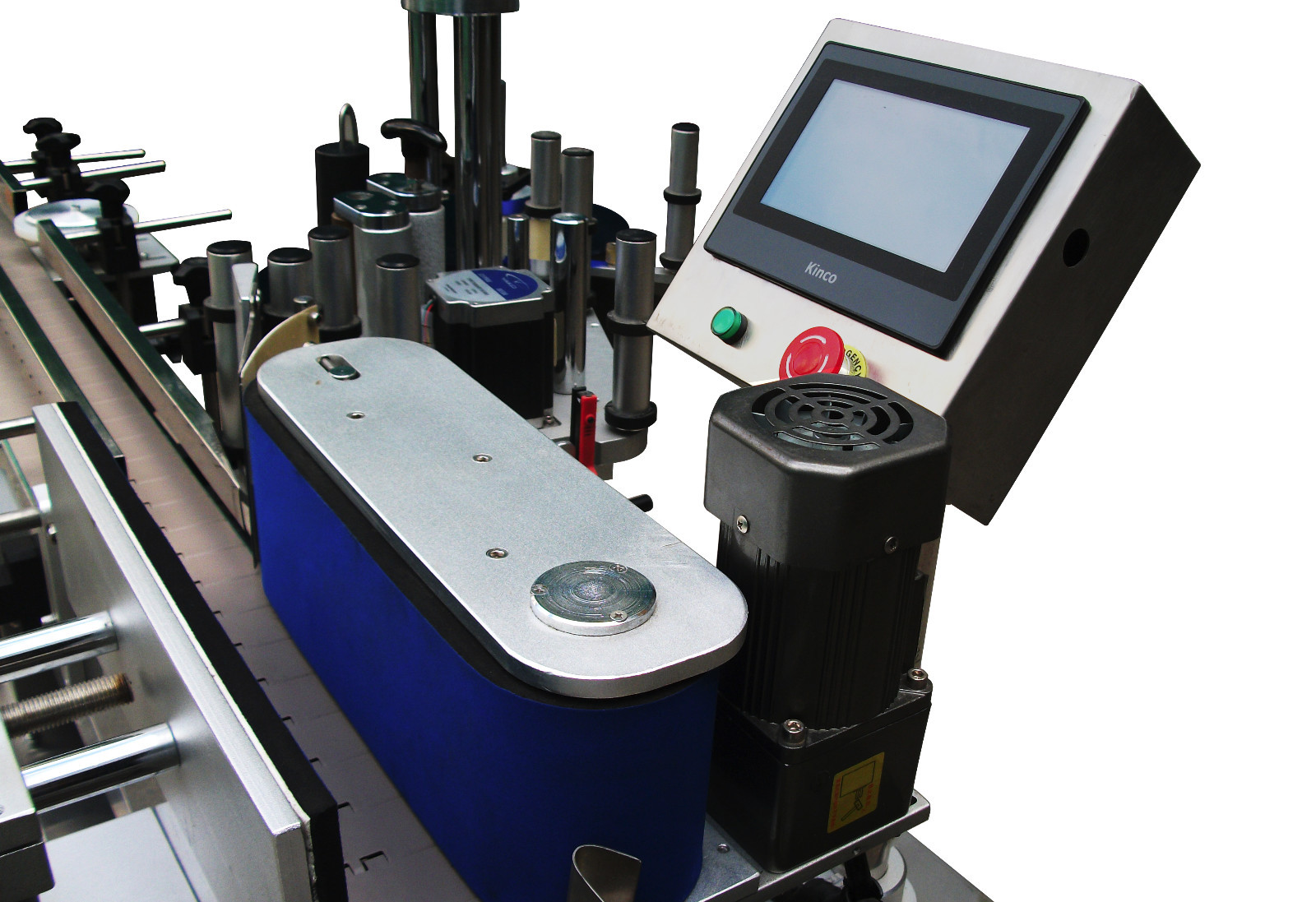 Automatic Adhesive Round Wine Bottle Labeling Machine Oval Beer Can Labeller USA