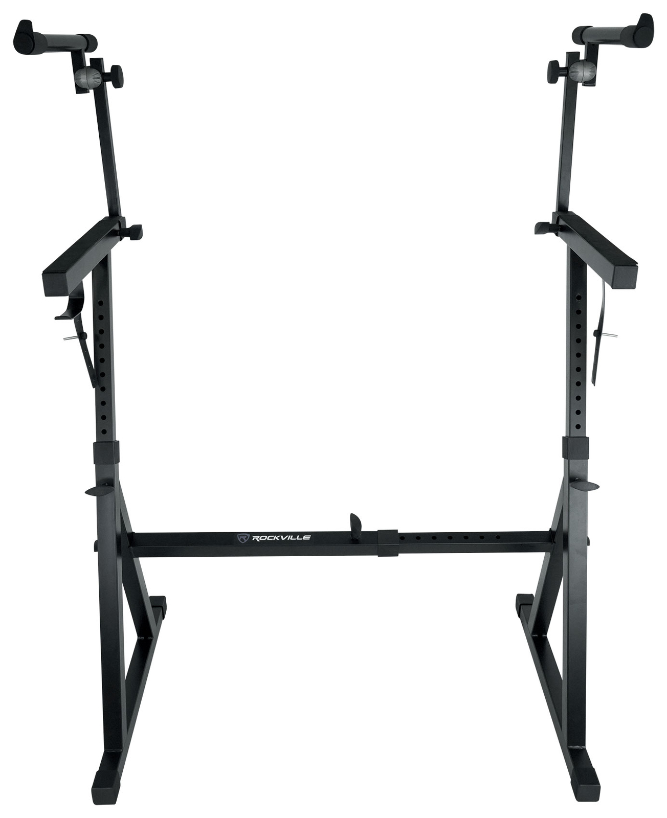 Rockville Z55 Z-Style 2-Tier Keyboard Stand+Travel Bag Adjustable Height + Width