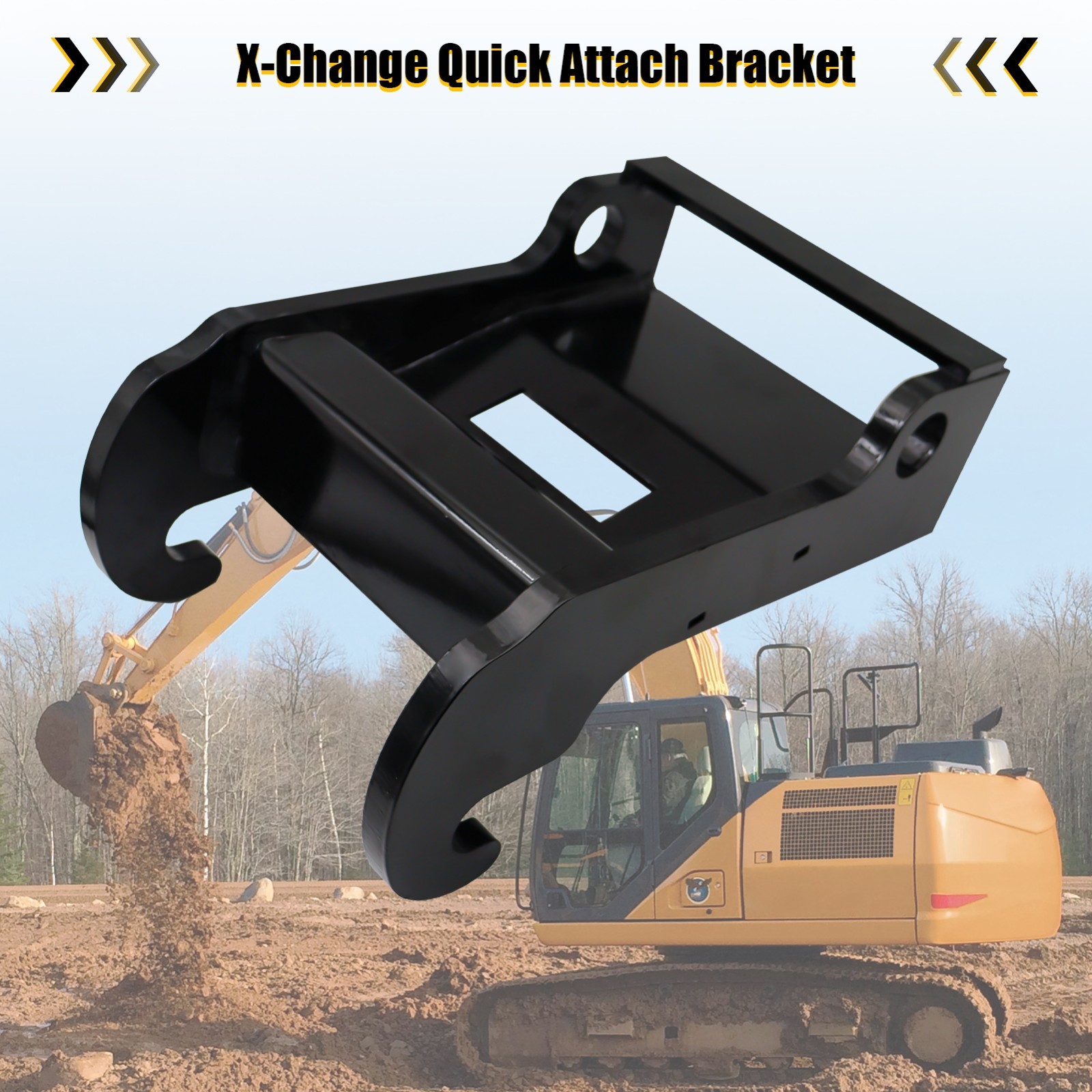 Quick Attach Excavator Coupler Bracket For Bobcat X-change E26 E32 E35 E42 E50