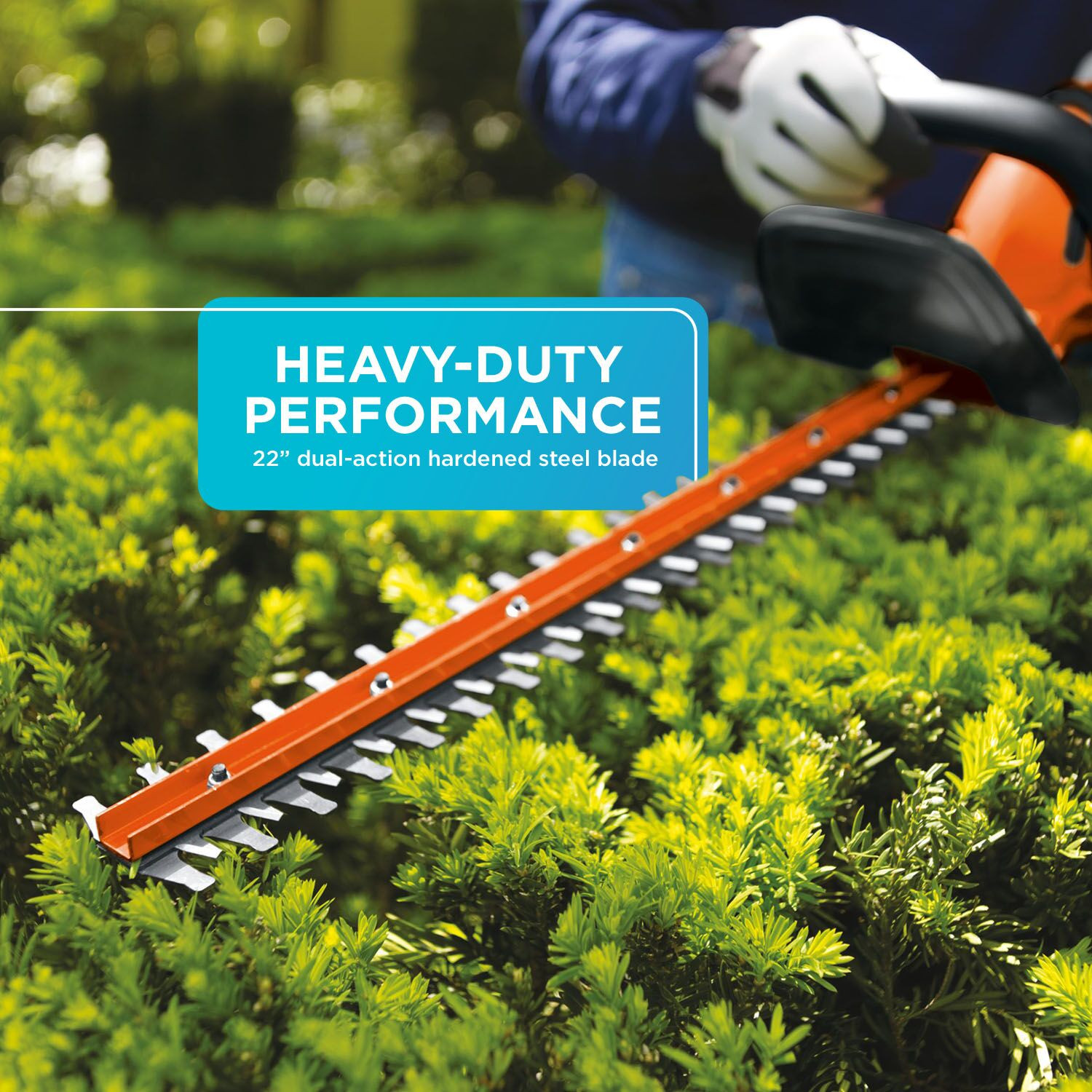 BLACK+DECKER 20V Max* Lithium 22 Inch Hedge Trimmer - LHT2220B