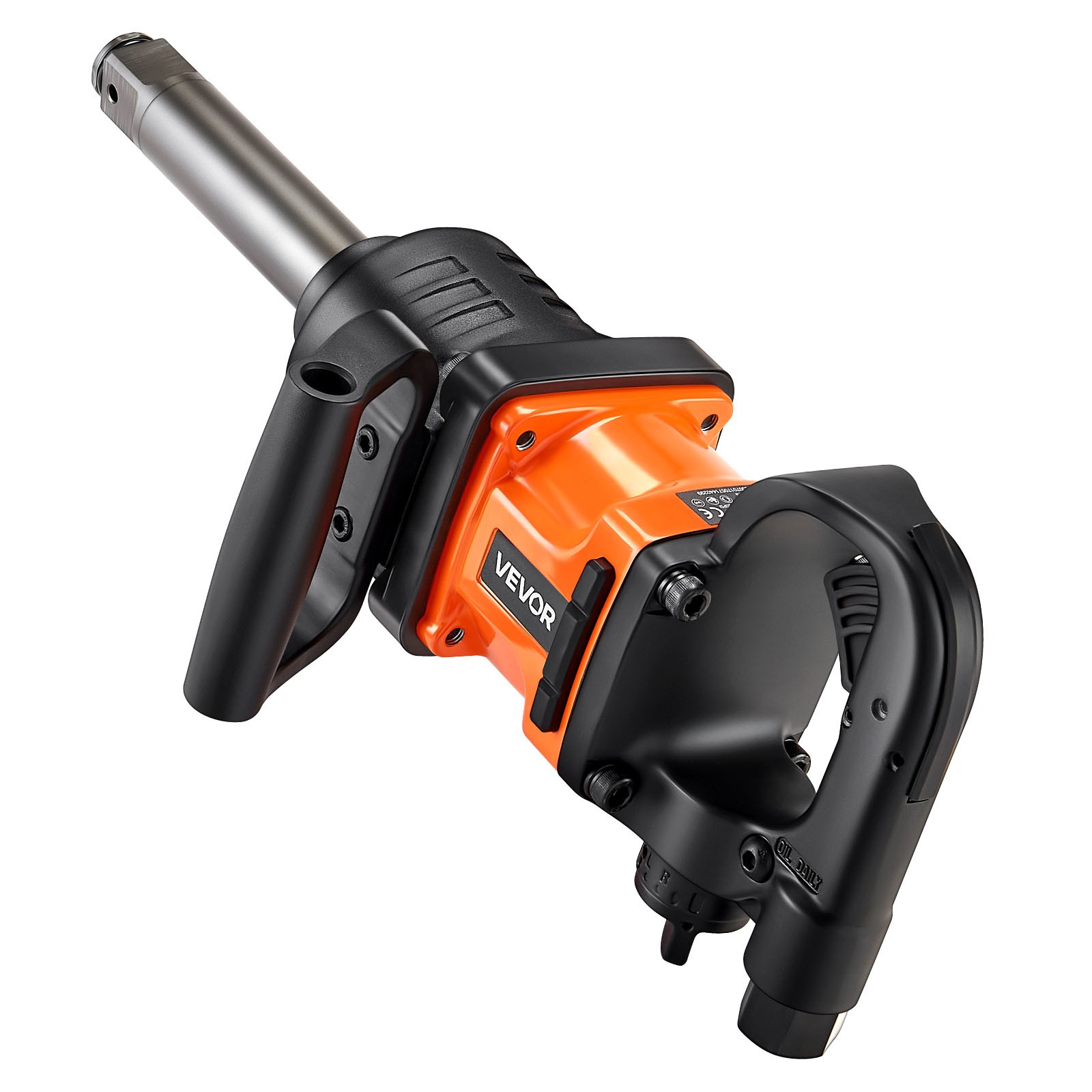 VEVOR 1-Inch Air Impact Wrench Up to 1800 ft-lbs Pneumatic Gun 6000RPM 6-Speed