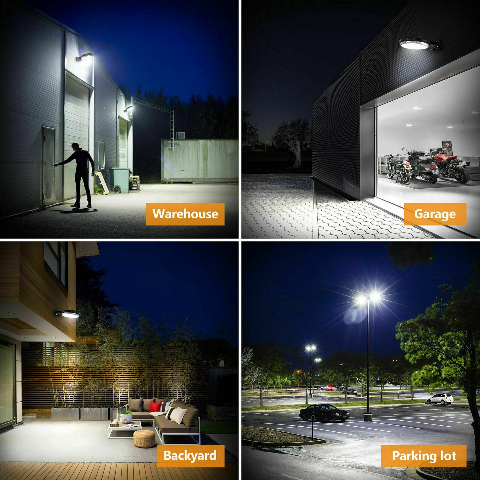 LED Barn Light, Dusk to Dawn Outdoor Lighting with 100W 10000LM 5000K Daylight