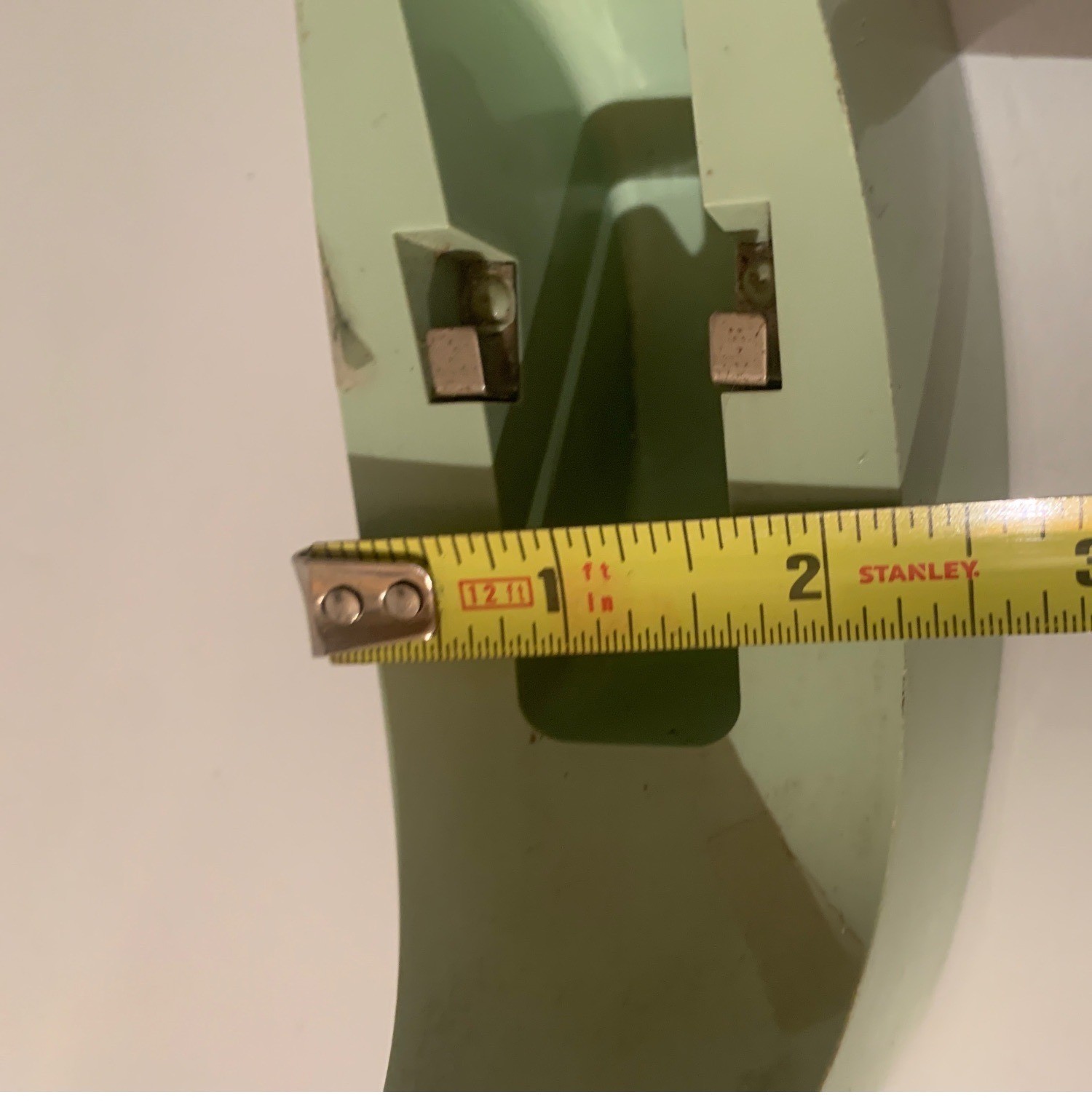 MCM 3M SCOTCH DECOR TAPE DISPENSER MODEL C-15 MINT GREEN WEIGHTED 6 Inches Long