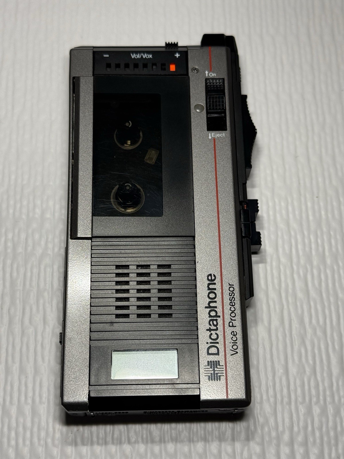 Vintage Dictaphone 3253 Voice Processor Micro Tape Recorder w/ Case - Powers On