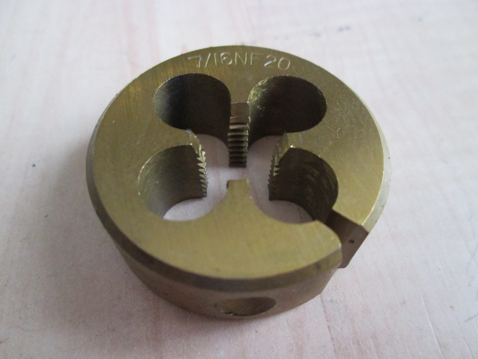 NEW 7/16" 7/16"-20 7/16"-NF20 SAE Die Titanium Nitride Coated HSS Steel #T16HD