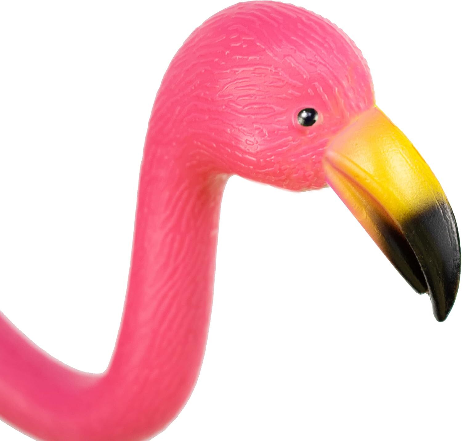 2 Pack Plastic Pink Flamingo Yard Outdoor Lawn Garden Decor Art Ornament Statue