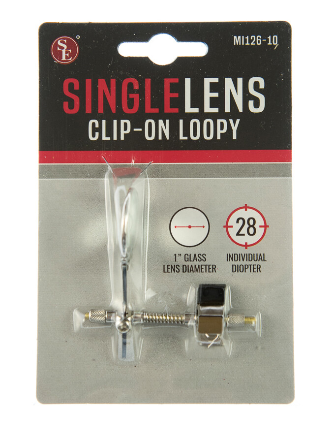 10X Single Lens Clip-On Eyeglass Eye Frame Jewelry Eye Loupe Magnifying Glass