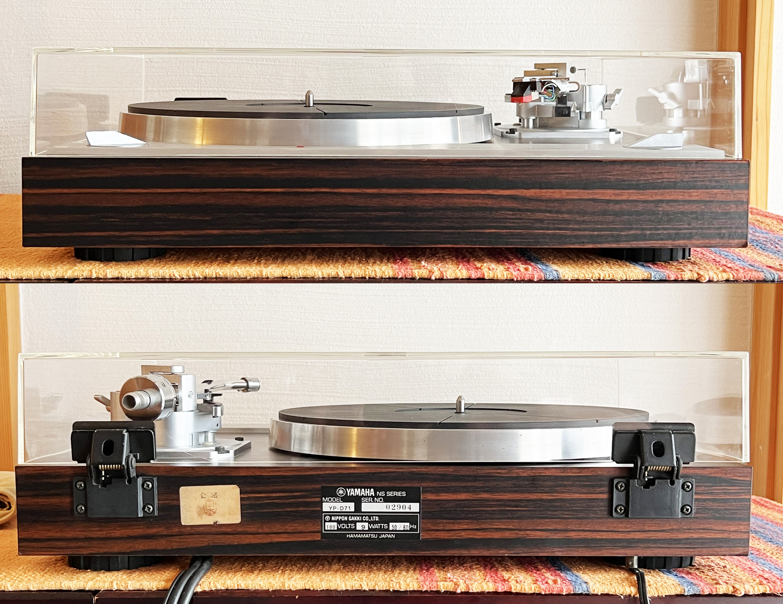 Yamaha YP-D71 Direct Drive Record Player Turntable Confirmed Excellent Operation