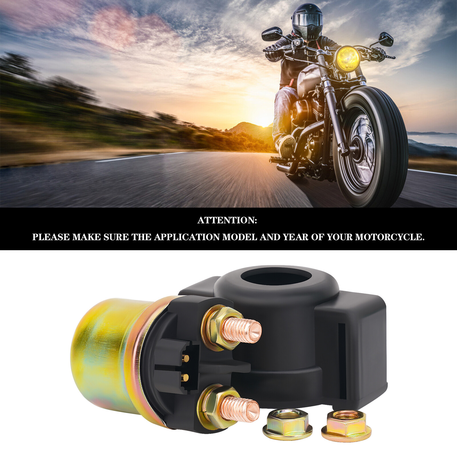 Starter Solenoid Relay For Kawasaki KLF300 Bayou 300 4x4 1986-2001 ATV