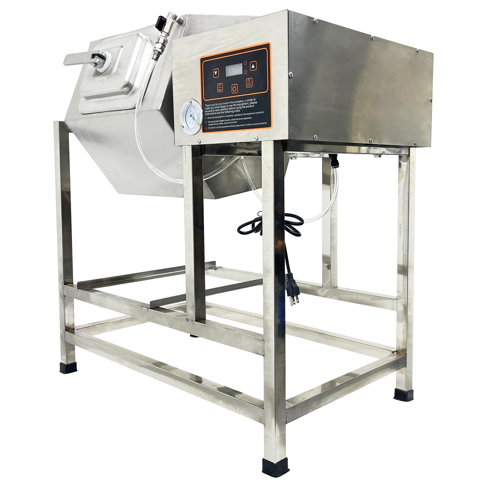 70L Meat Salting Machine Chicken Marinating Vacuum Meat Tumbler Marinator 110V