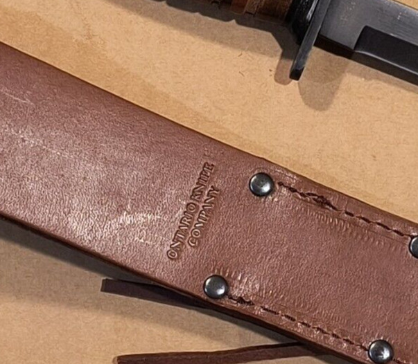WWII M3 Trench Knife Combat Knife Import & Sheath Ontario Knife Co OKC Repro