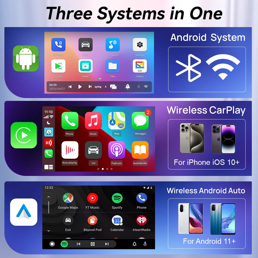 2024 CarlinKit Car Android Smart TV Ai Box Wireless CarPlay Android Auto Adapter