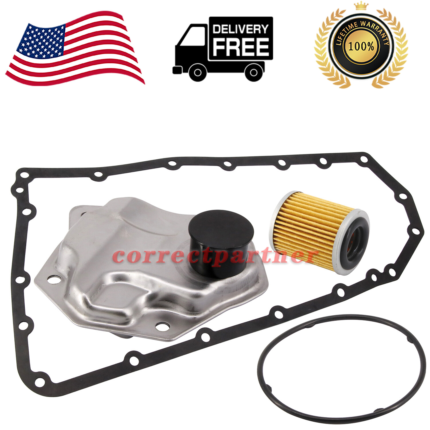 CVT AUTO TRANSMISSION FILTER KIT for NISSAN 07-18 ALTIMA JUKE NV200 ROGUE JF011E