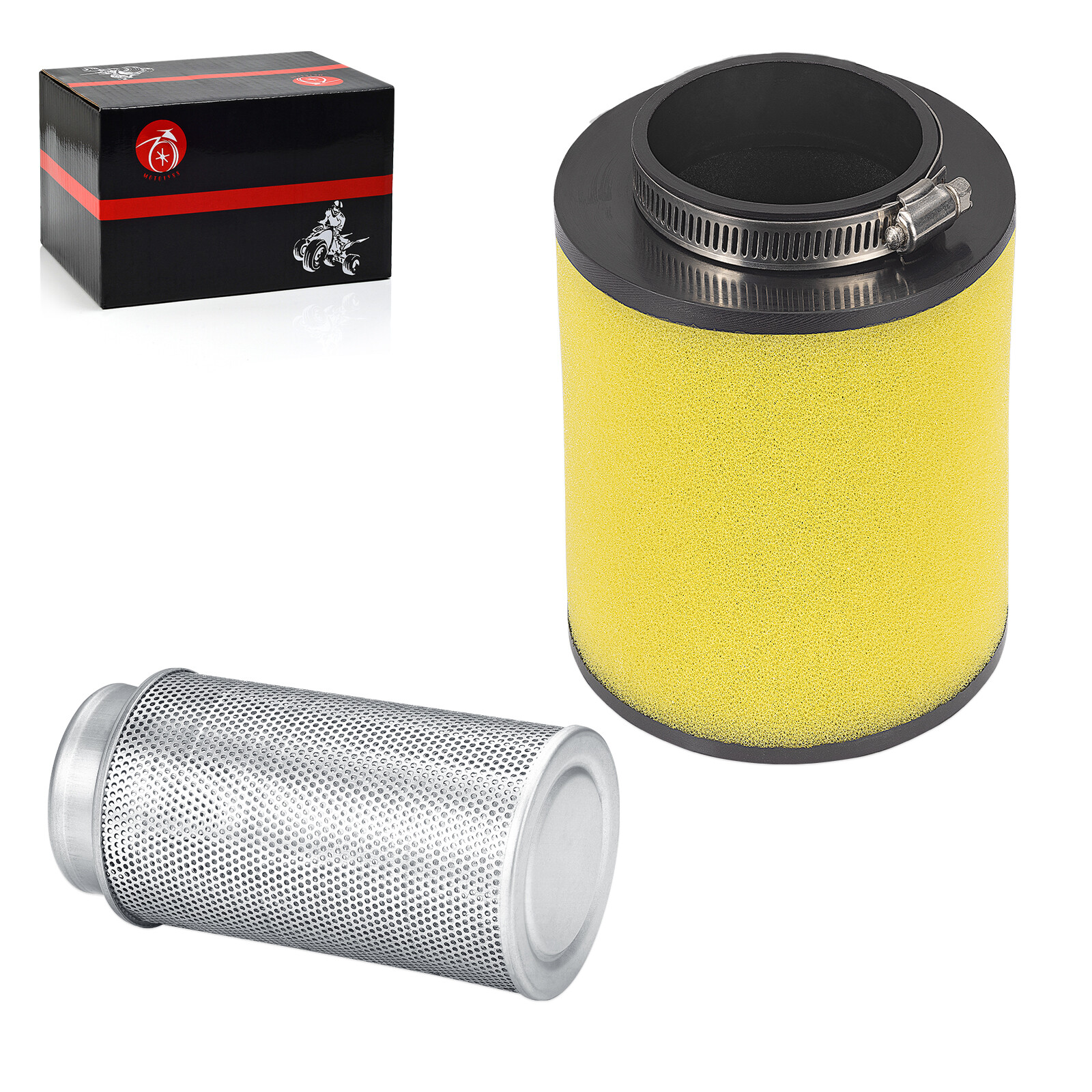 Air Filter & Guide Cleaner Body for Honda Rancher 420 TRX420 2007 2008 2009-2014