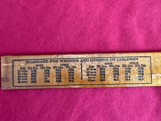 Vtg The Patriot The Evening News Newspaper Harrisburg PA Advertising Wood Ruler