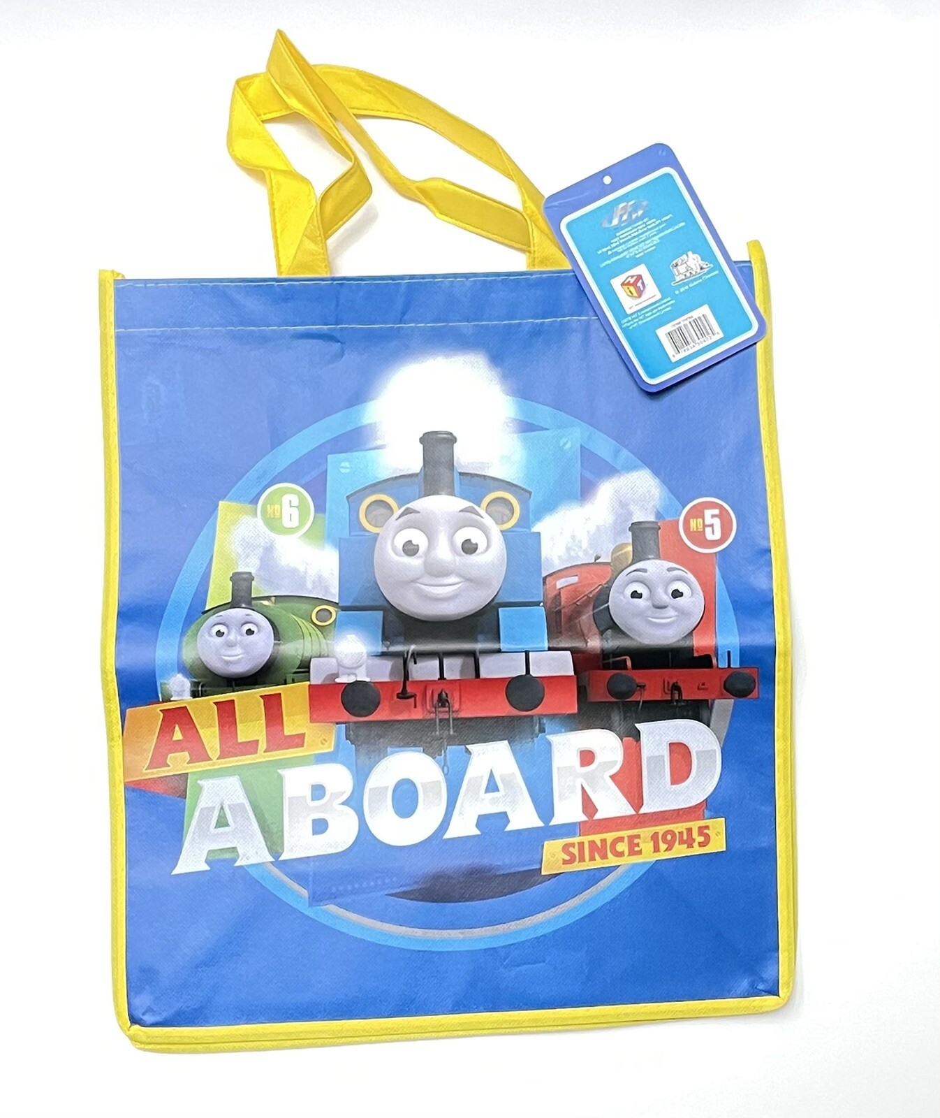 Thomas the Train “All Aboard Since 1945” Party Thin Vinyl Tote Bag Lot of 4 New