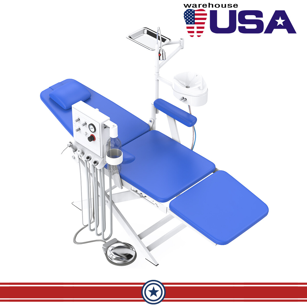 Dental Unit Chair Computer Controlled DC Motor PU Leather Doctor Stool FDA/Chair