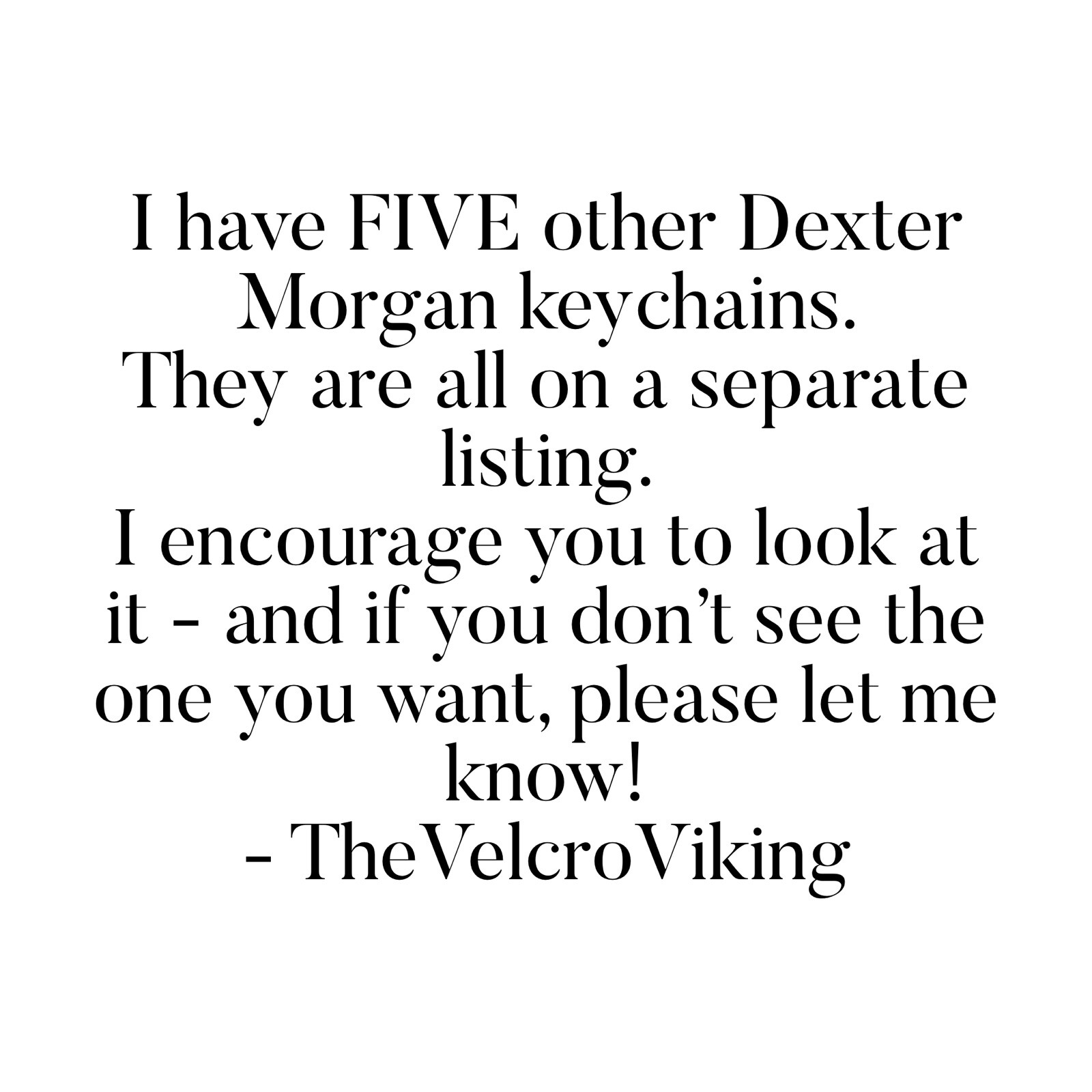 Dexter Morgan Miami Metro Photo ID - Tribute Keychain - Novelty Key Ring