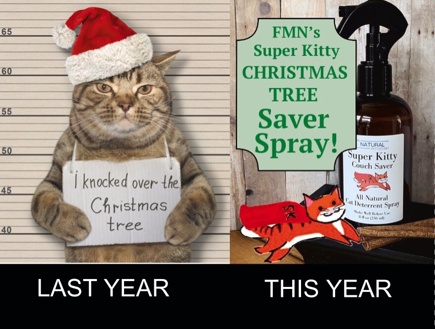 FMN Natural Cat Deterrent Spray. Cat Scratch Furniture Protection. Cat Repellent