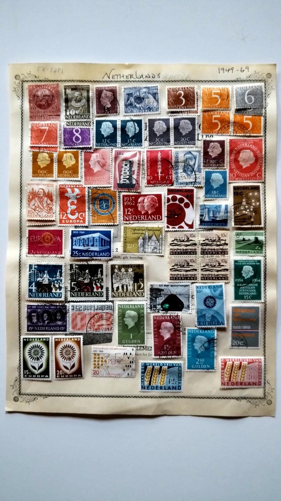 Netherlands Stamp Collection- Used / MH / MNH On Pages / Stock Cards