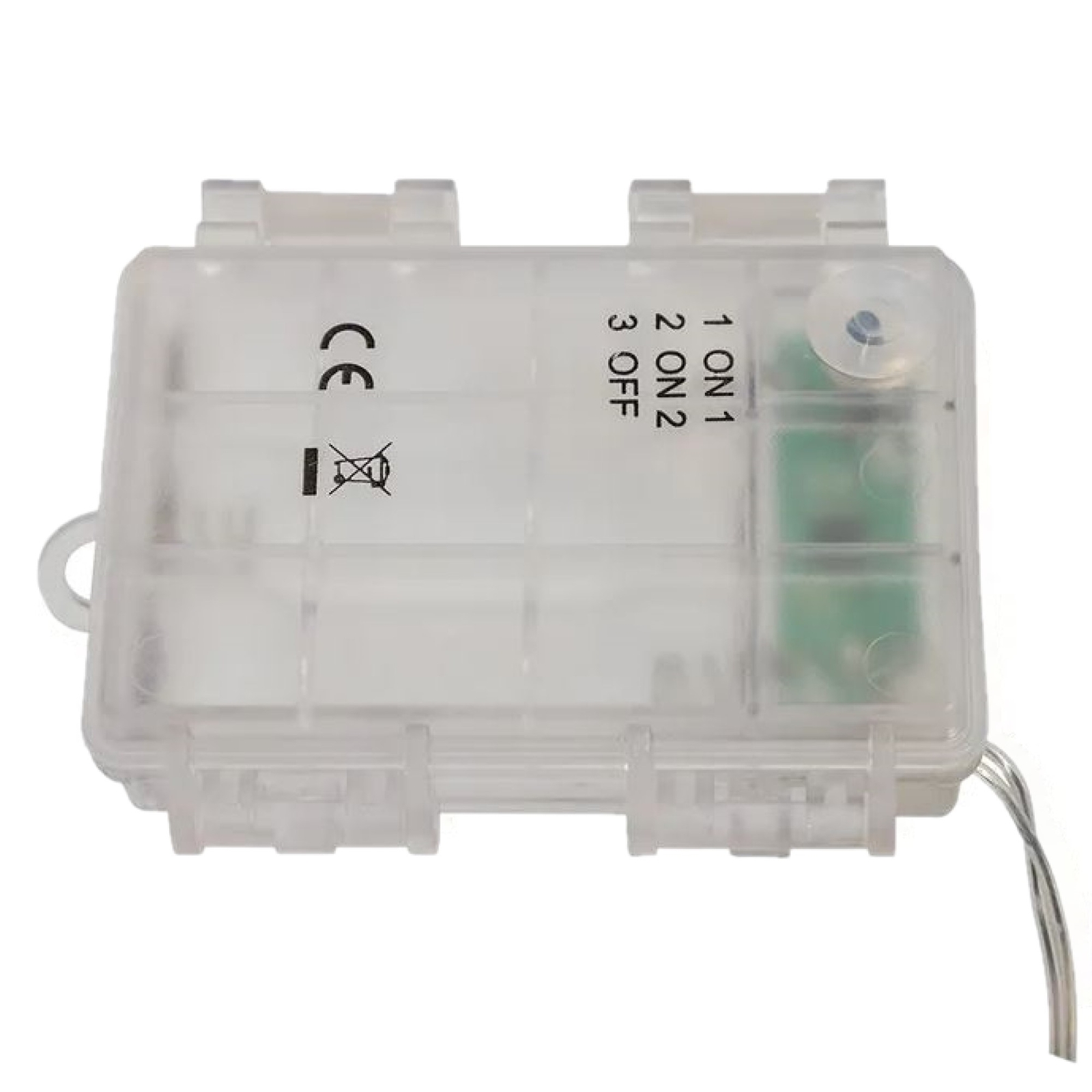 Kurt Adler Pre-Lit Cool White LED Holographic Iridescent Christmas Tree, 15"