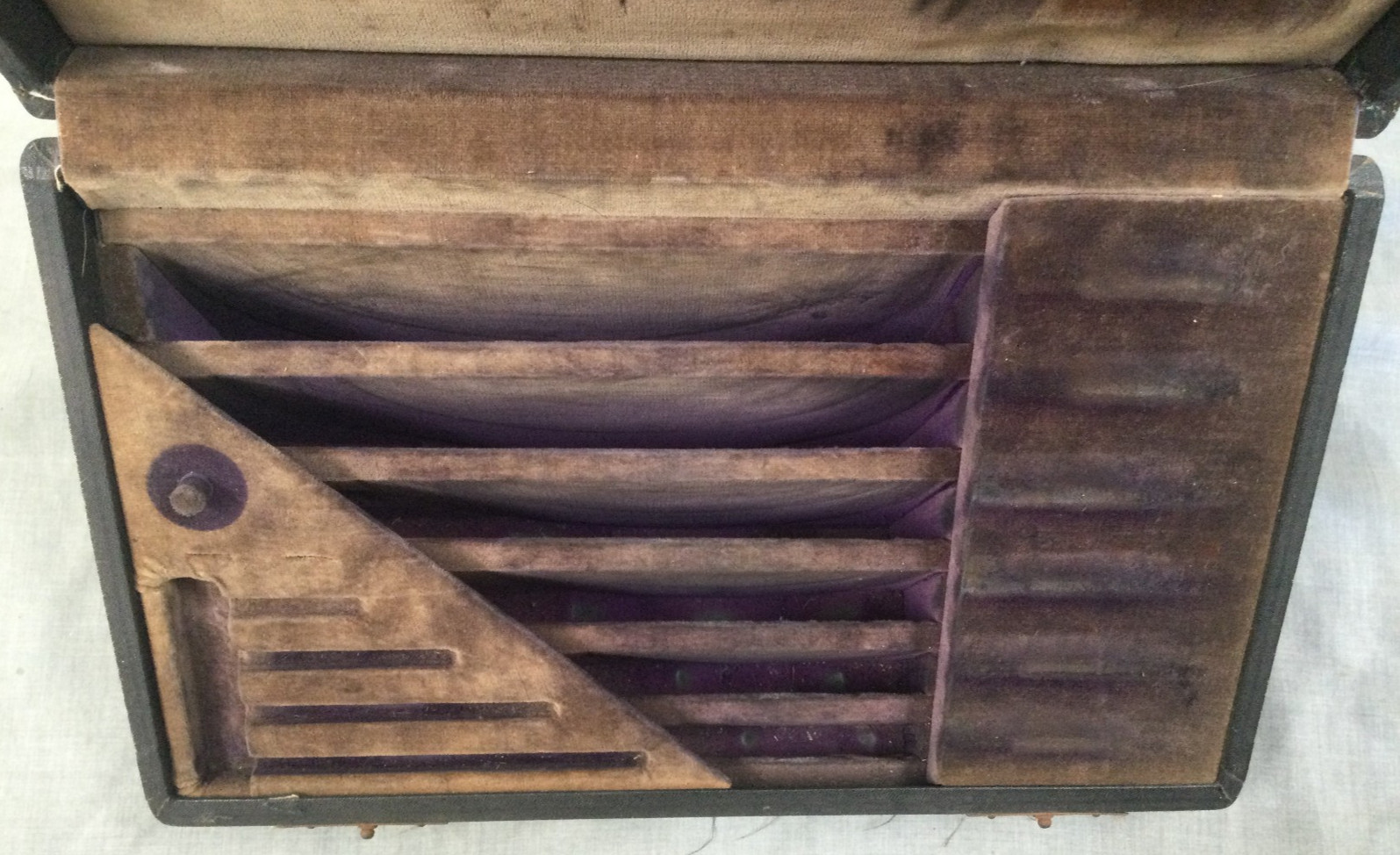 Vintage Brown & Sharpe Empty Wood Box - For Machinist Outside Micrometer Set