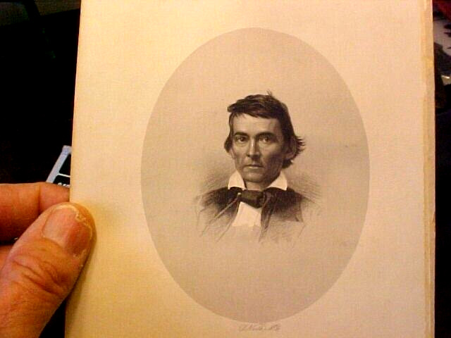 Original Alexander Stevens Stephens CSA Civil War Era Steel Engraved Print 1860s