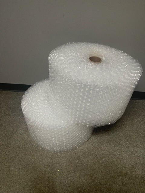 Bubble Cushioning Wrap 1/2" 250 ft² x 12'' Perforated Every 12" LARGE BUBBLE