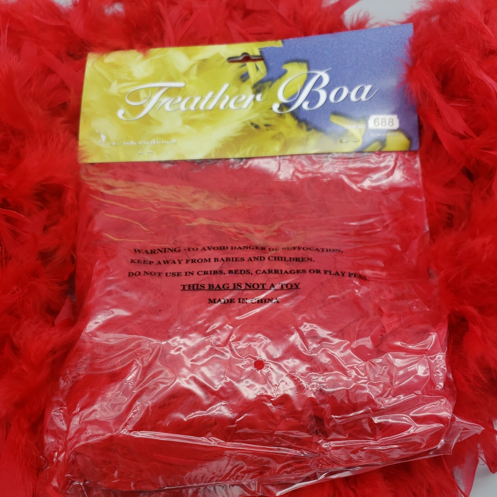 Feather Boa 6' Foot bachelorette party halloween valentines new years christmas