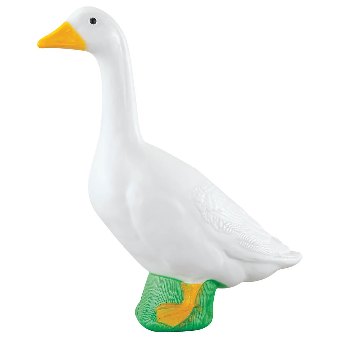 Large White Goose, Plastic Garden Décor, 23” High