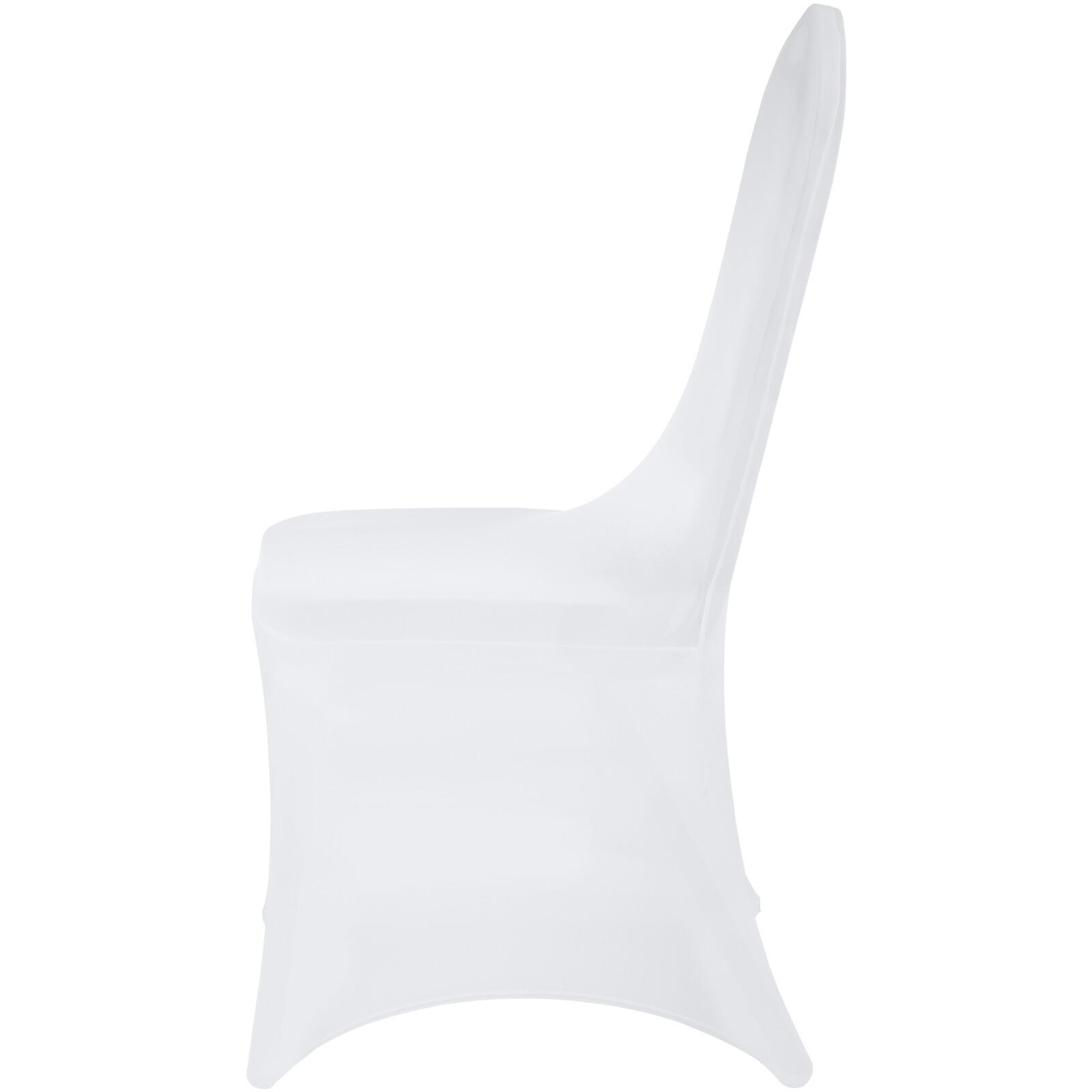 VEVOR 50 PCs White Spandex Chair Covers Wedding Banquet Party Ceremony Hotel Use
