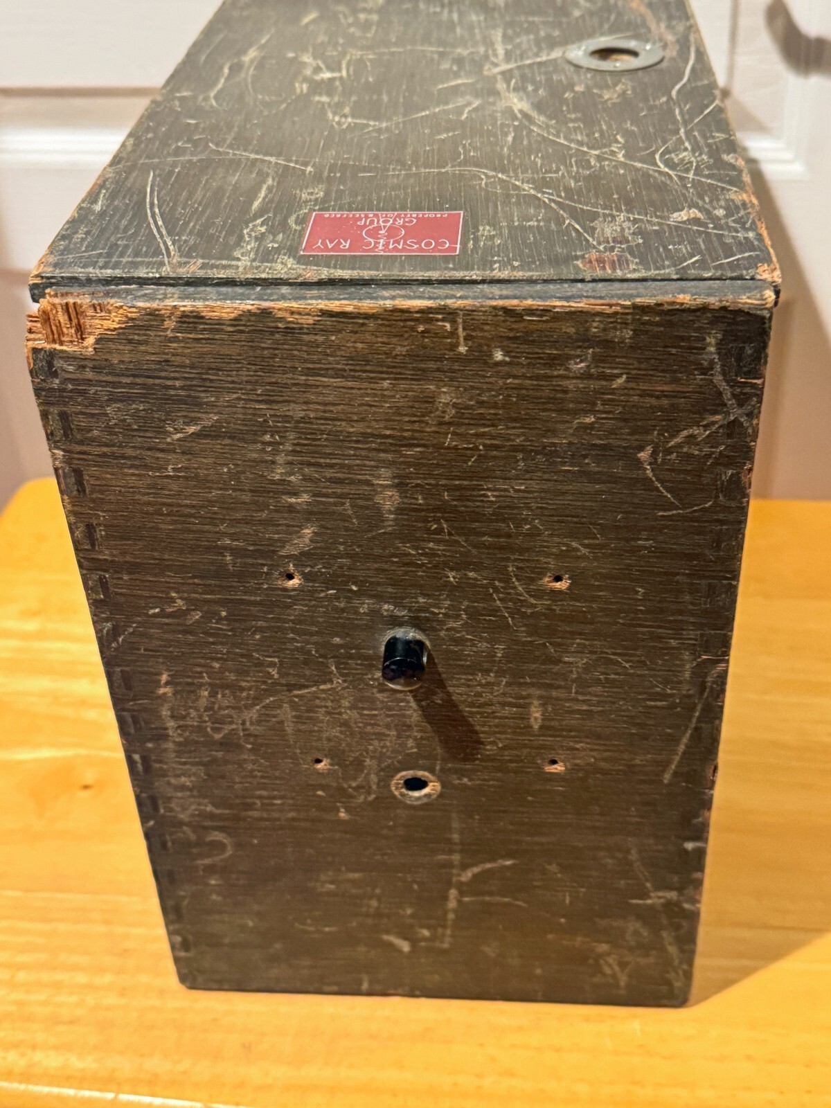 Vintage - David White - IMPROVED Surveying TRANSIT low serial #- w old wood box