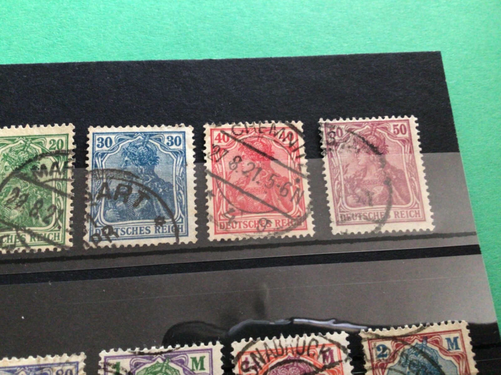 Germany 1920 new colours used from SG 140-152 A18361