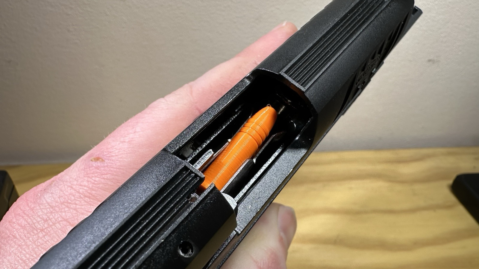 10 Pack - DRY FIRE RATED 22LR Snap Cap STANDARD RIM - TPU - Inert Dummy Round