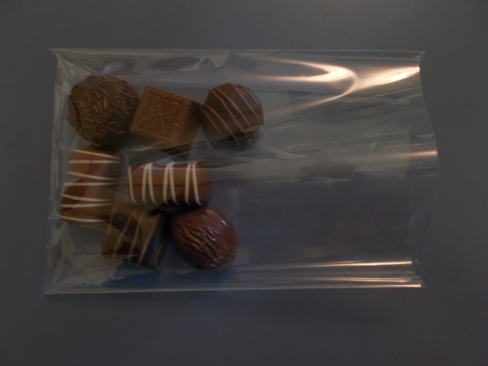 100 Super Clear Poly Bakery Cello Candy Bag Cookie Flat Polypropylene favor Bags